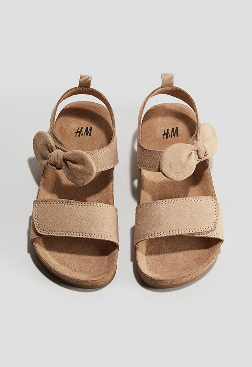 H&M - Ankle strap sandals - beige