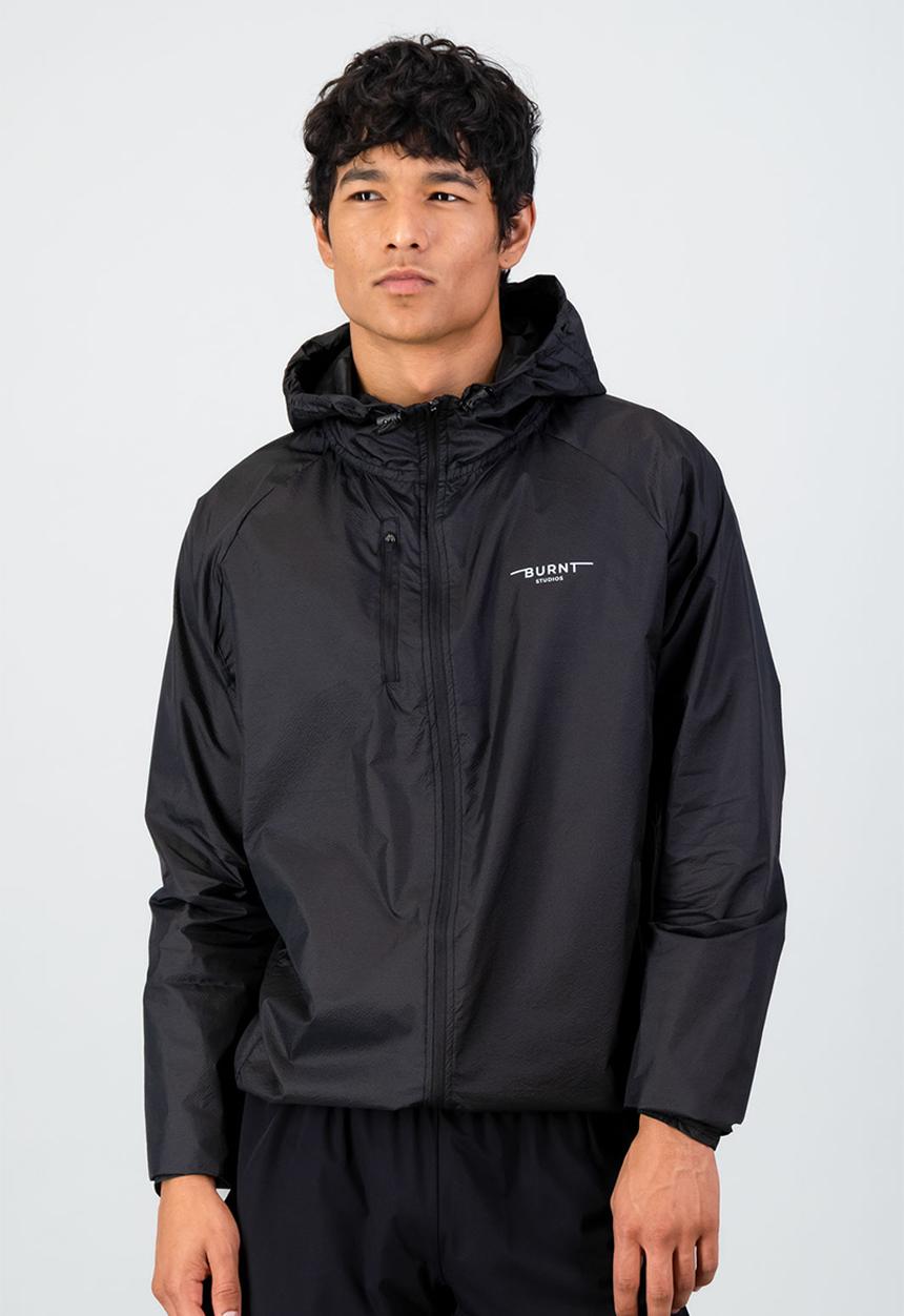 ジャケット・アウター Pigment Coating Hooded Jacket Fundamental Lightweight Jacket - Black