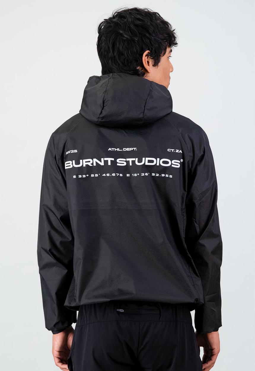 Burnt  - Fundamental Lightweight Jacket - Black