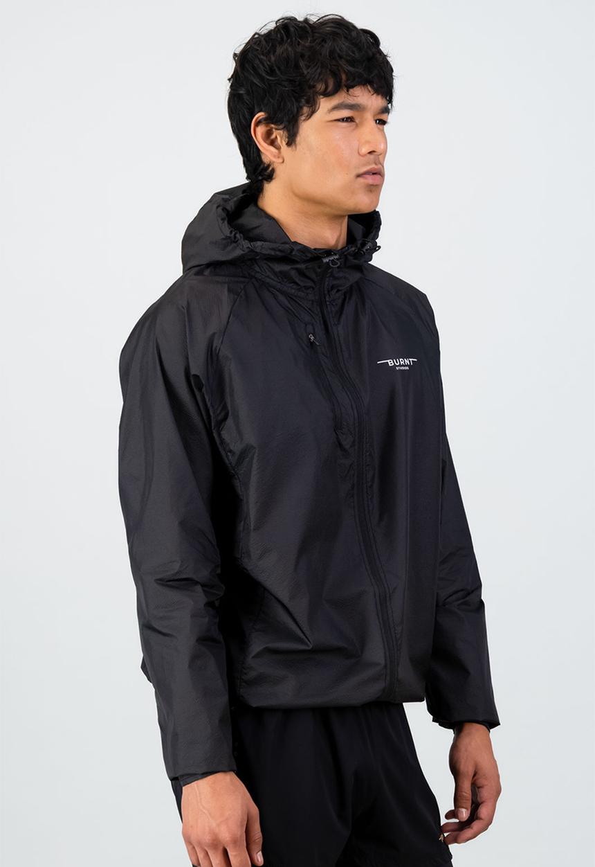 Burnt  - Fundamental Lightweight Jacket - Black