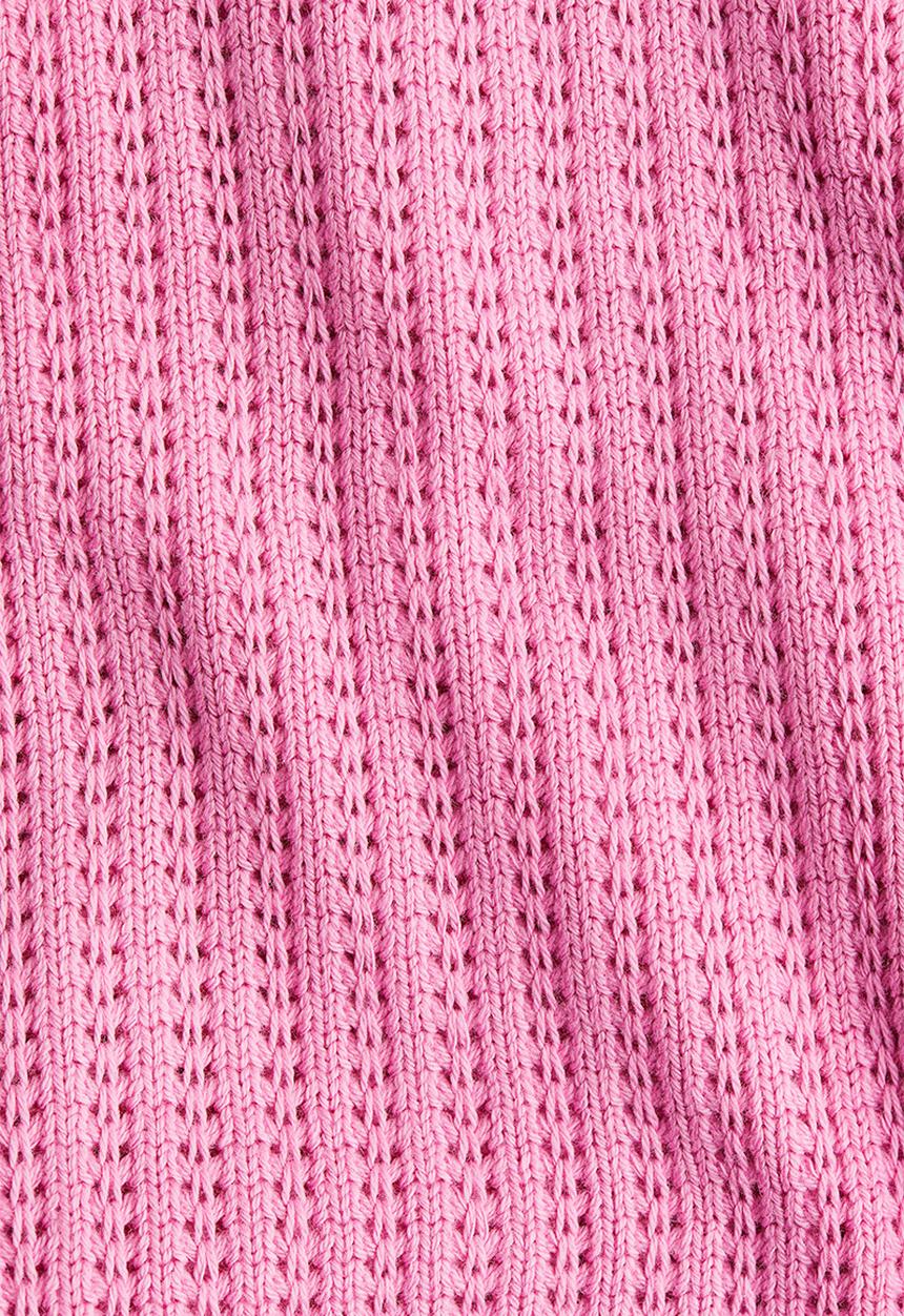 H&M - Textured-knit vest top - cerise