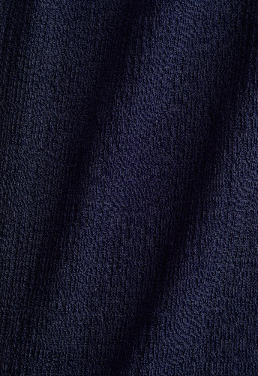 H&M - Wide leg jersey trousers - navy blue