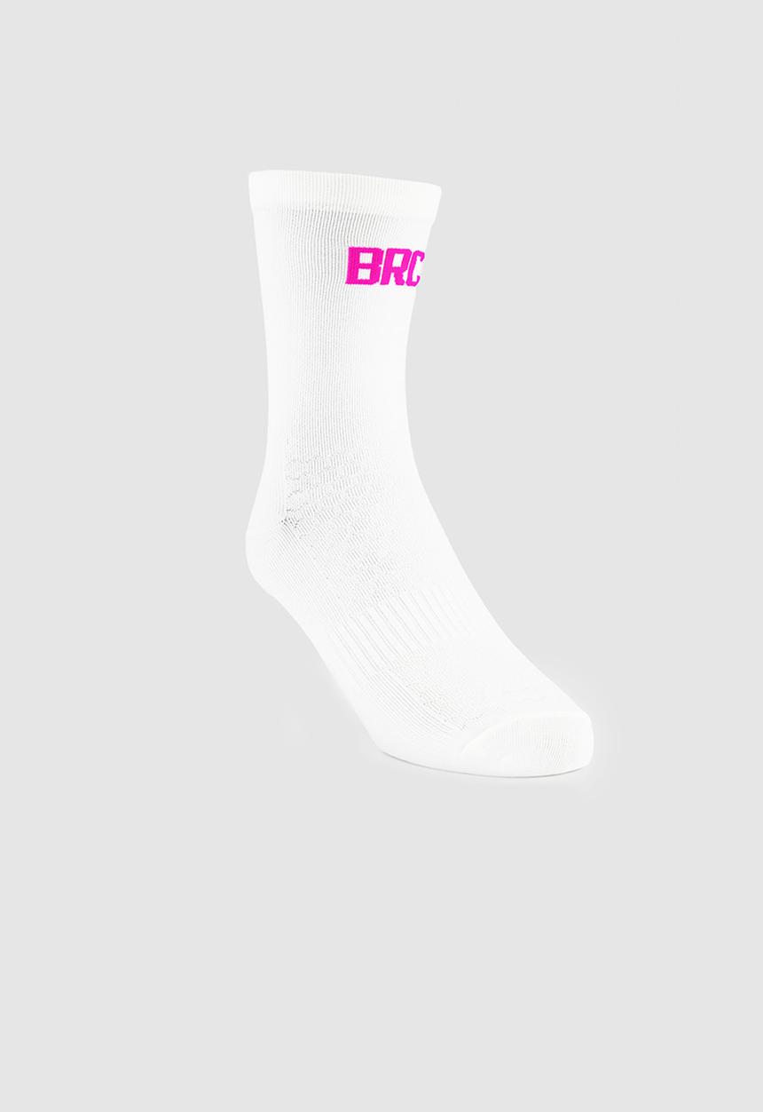Burnt  - BRC Pro Sock - White & Pink
