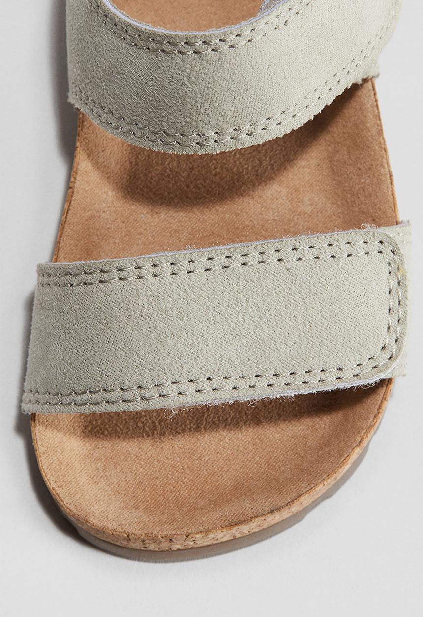 H&M - Sandals - light khaki green