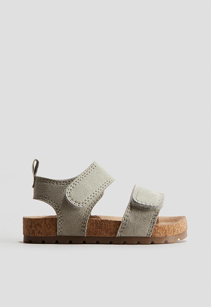 H&M - Sandals - light khaki green