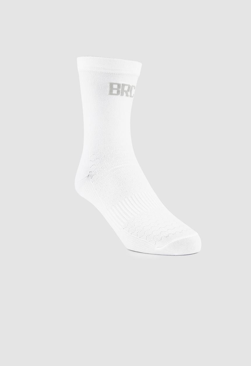 Burnt  - BRC Pro Socks - White & Grey 