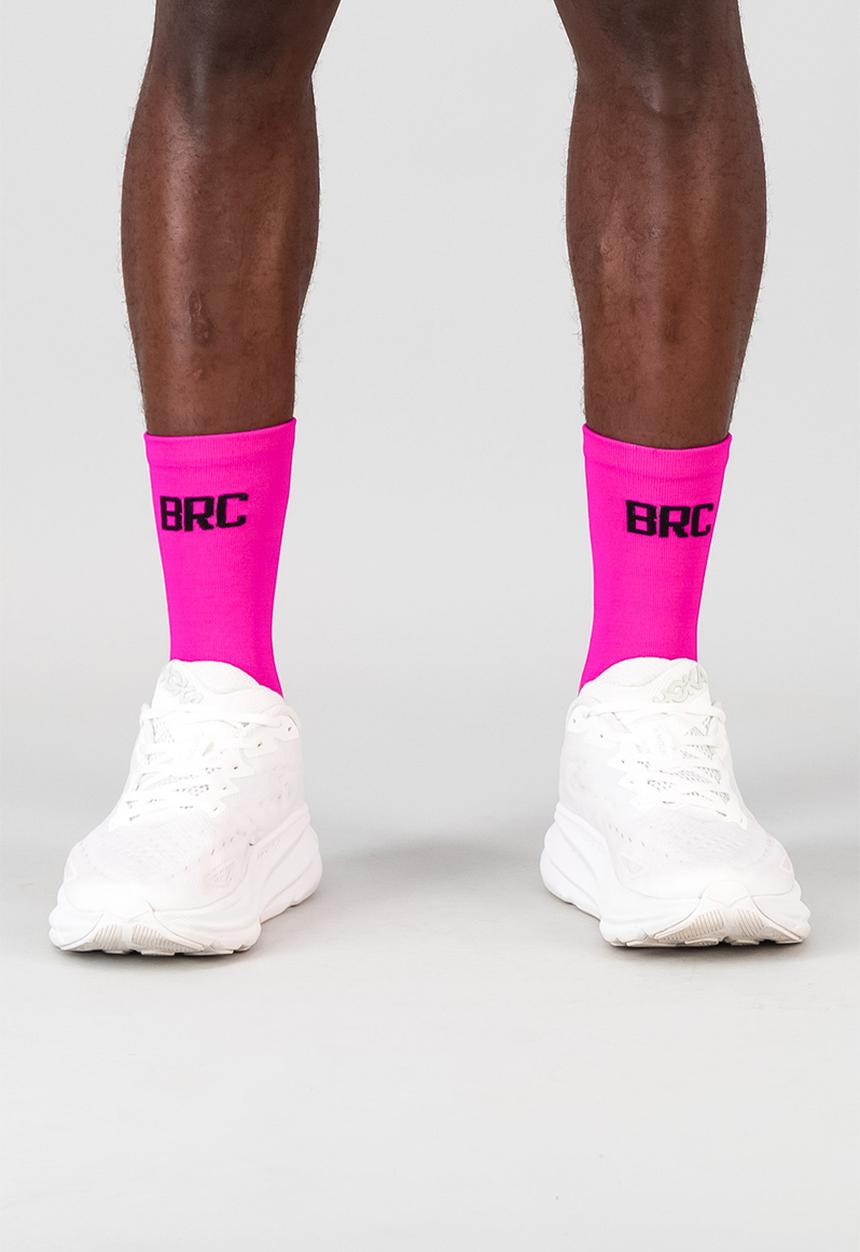 Burnt  - BRC Pro Sock - Electric Pink 