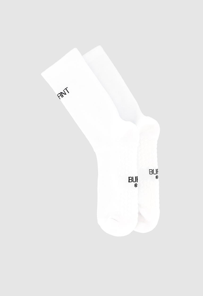 Burnt  - Glide Active Sock - White