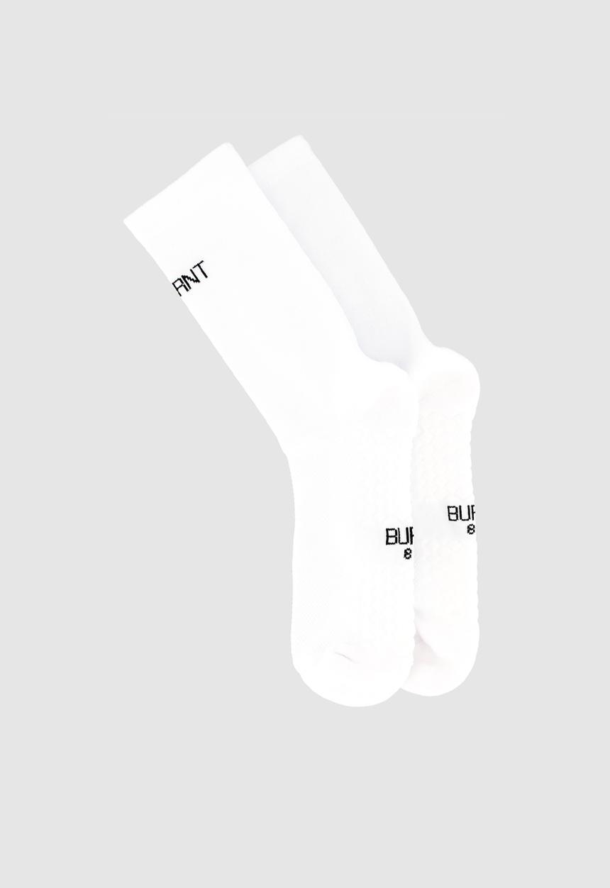 Burnt  - Glide Active Sock - White