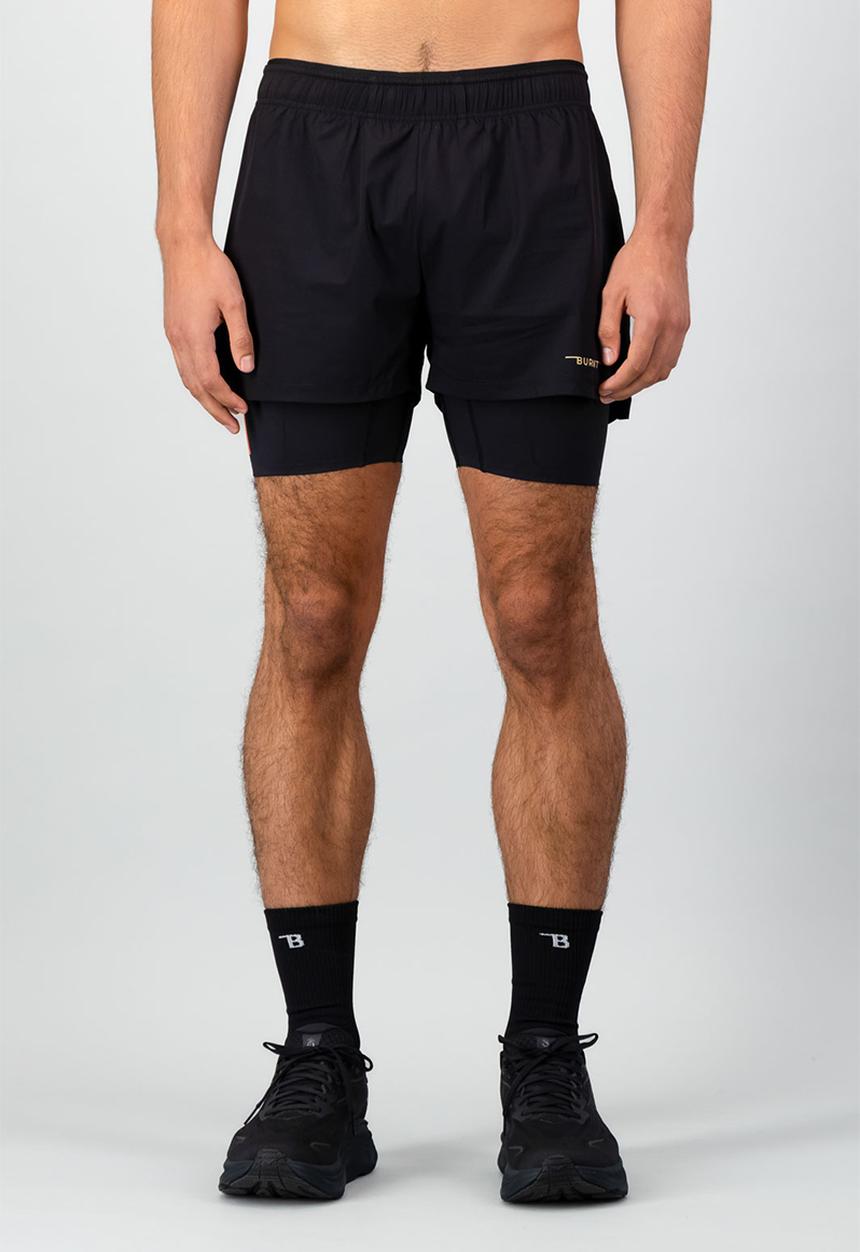 Burnt  - Fundamental Energy 2-In-1 Short - Black
