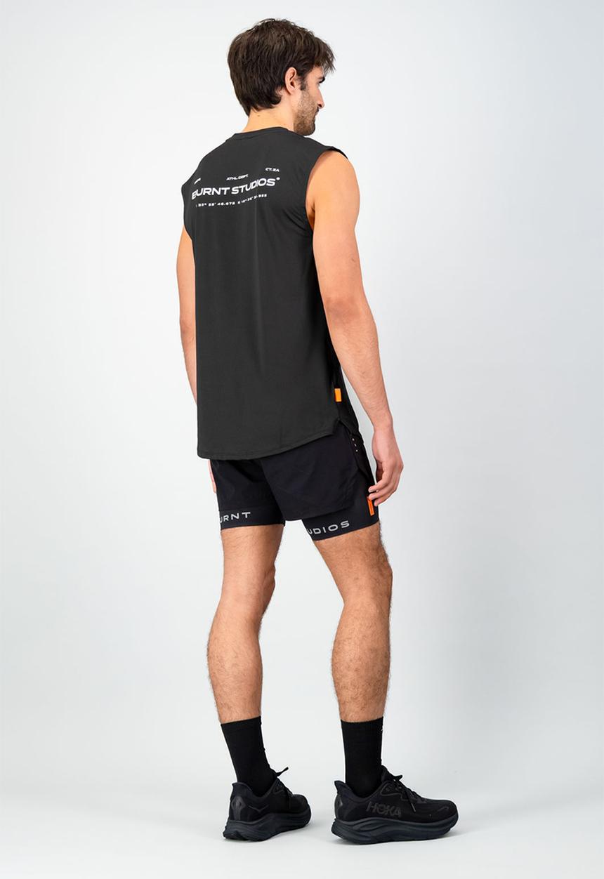 Burnt  - Fundamental Energy 2-In-1 Short - Black