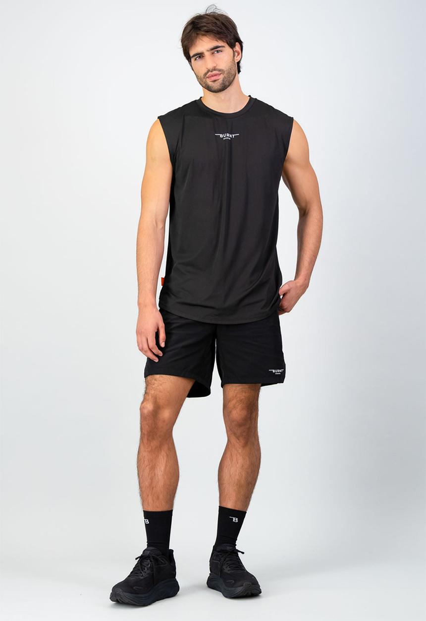 Burnt  - Fundamental Core 7-Inch Short - Black