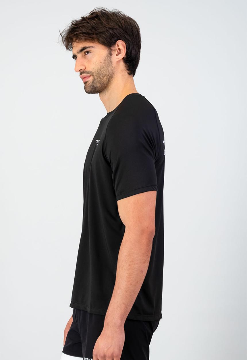Burnt  - Fundamental Active Tee - Black