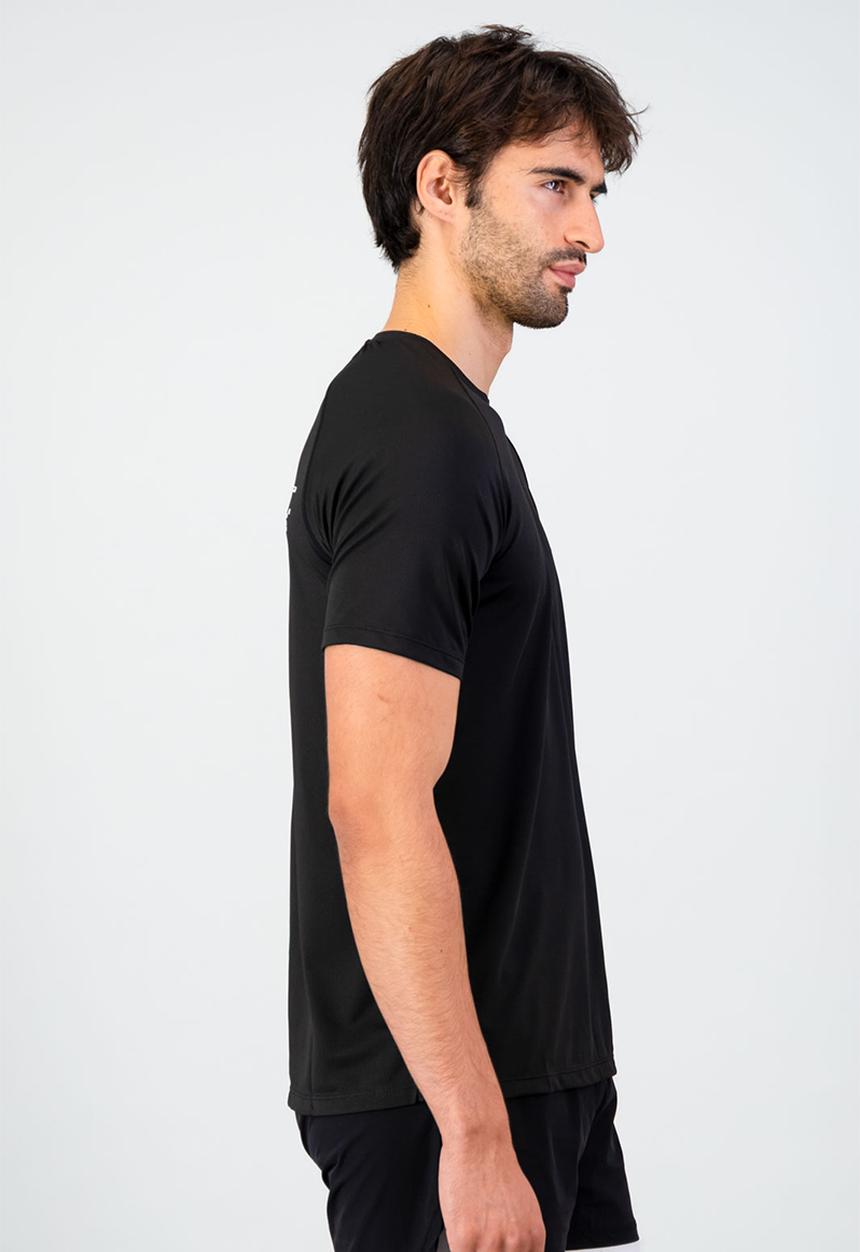 Burnt  - Fundamental Active Tee - Black