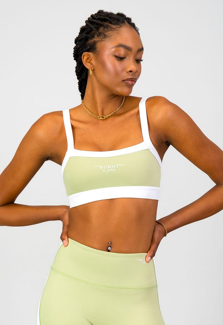 Burnt  - Burnt X You Sports Bra - Aloe