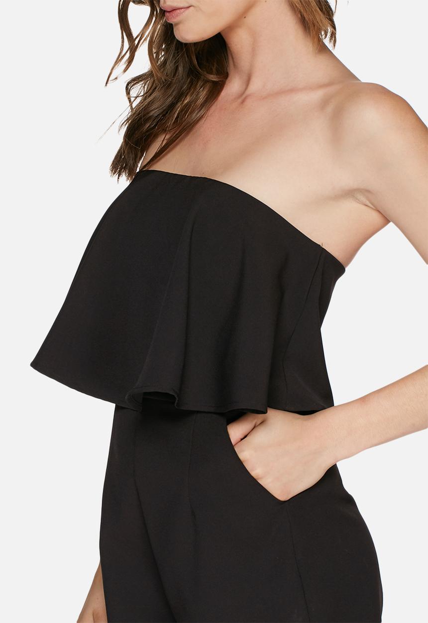 Missguided - Double layer bandeau playsuit