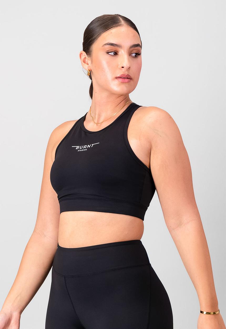Burnt  - Essential Energy Bra - black