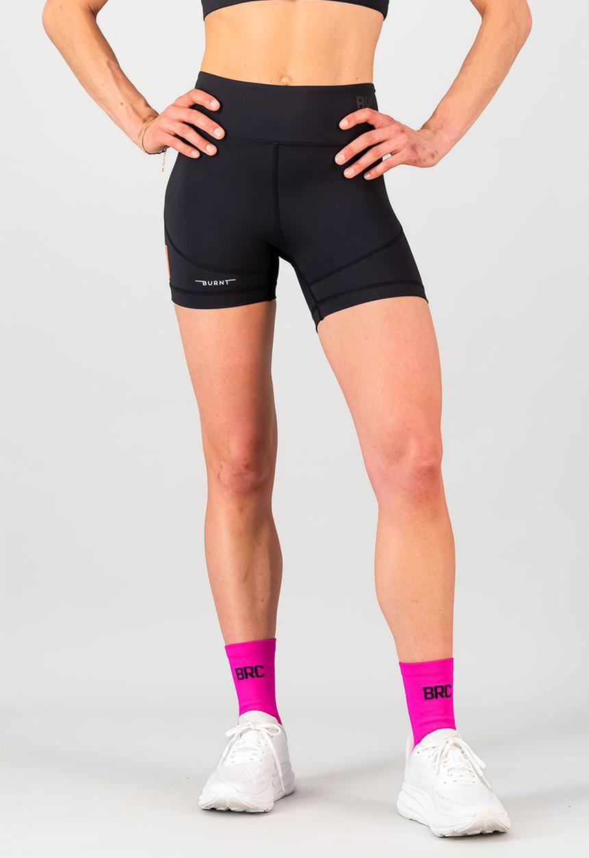 Burnt  - Speedflex Women's 4-Inch Short - Black