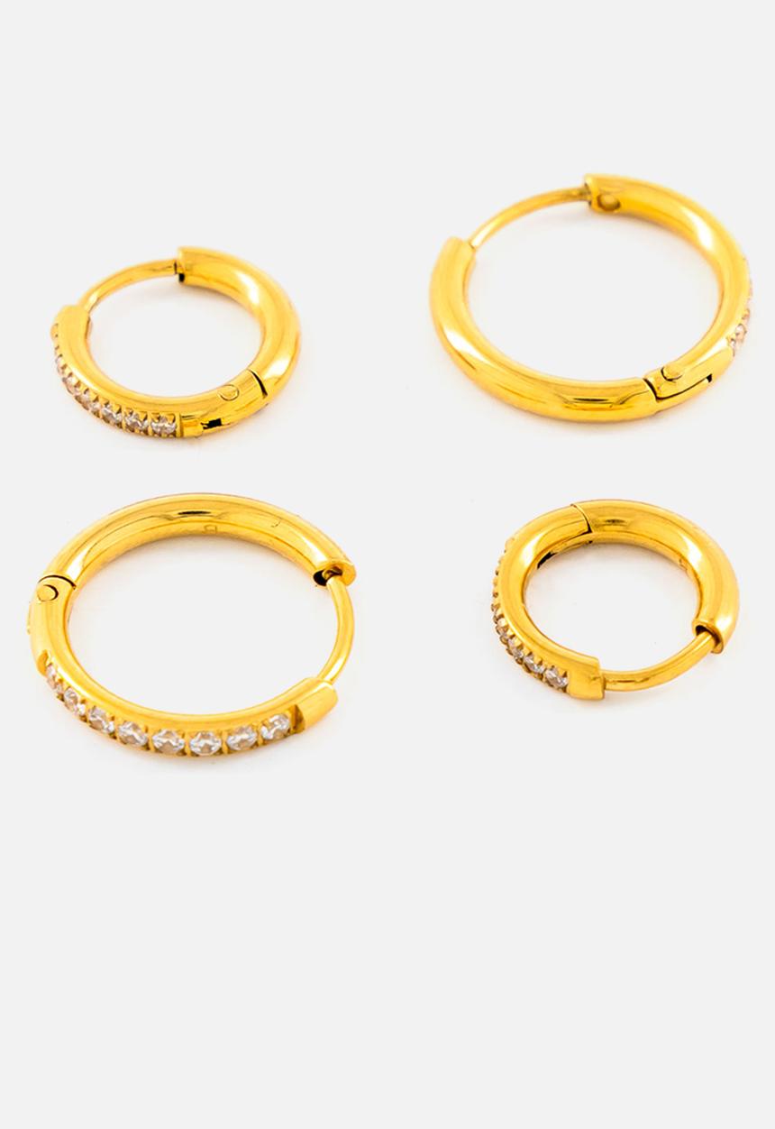 Burnt  - Radiate Thin Huggies  - Gold