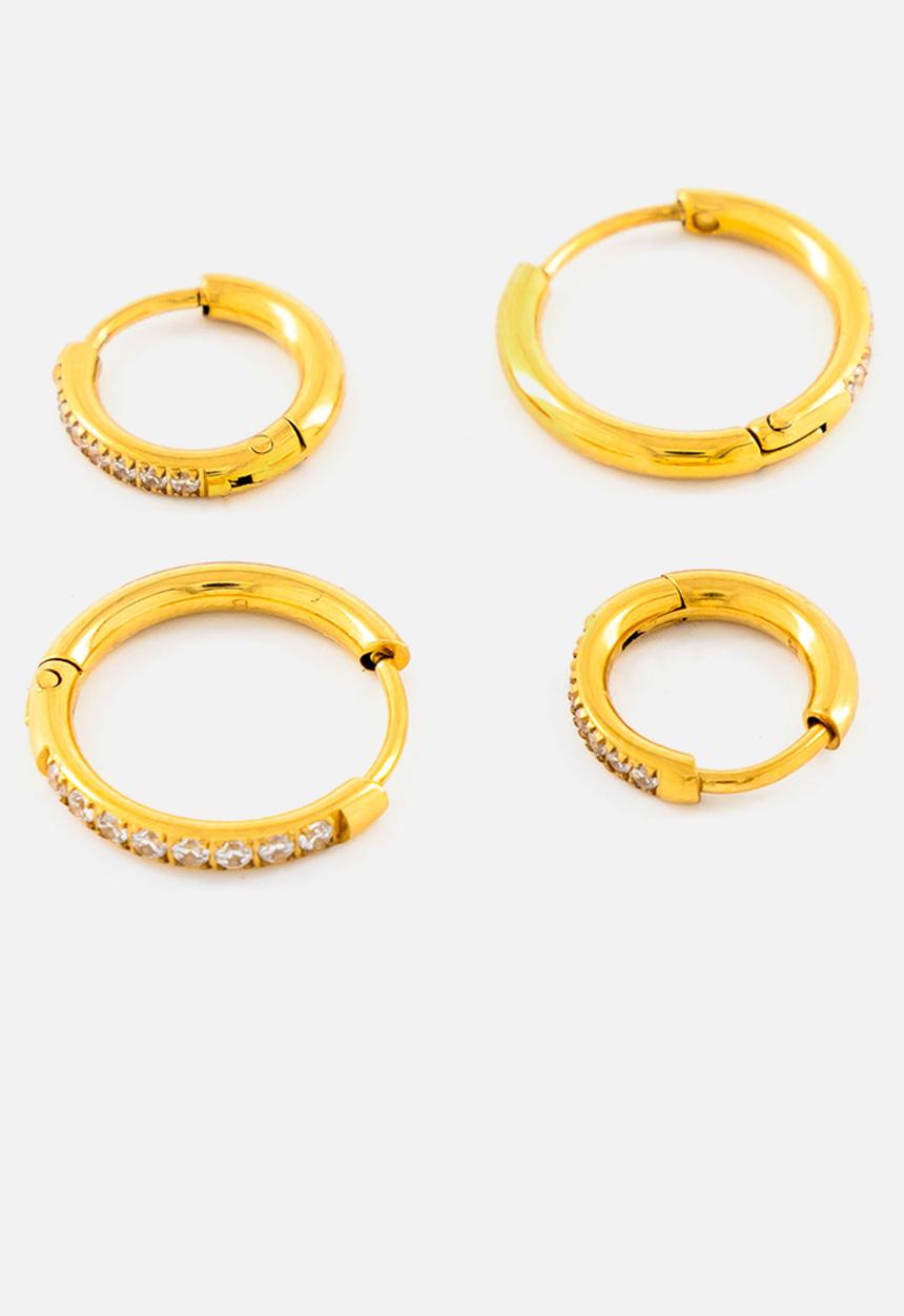 Burnt  - Radiate Thin Huggies - Gold
