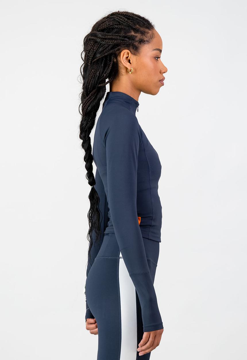 Burnt  - Tempo 1/4 Zip - Ash