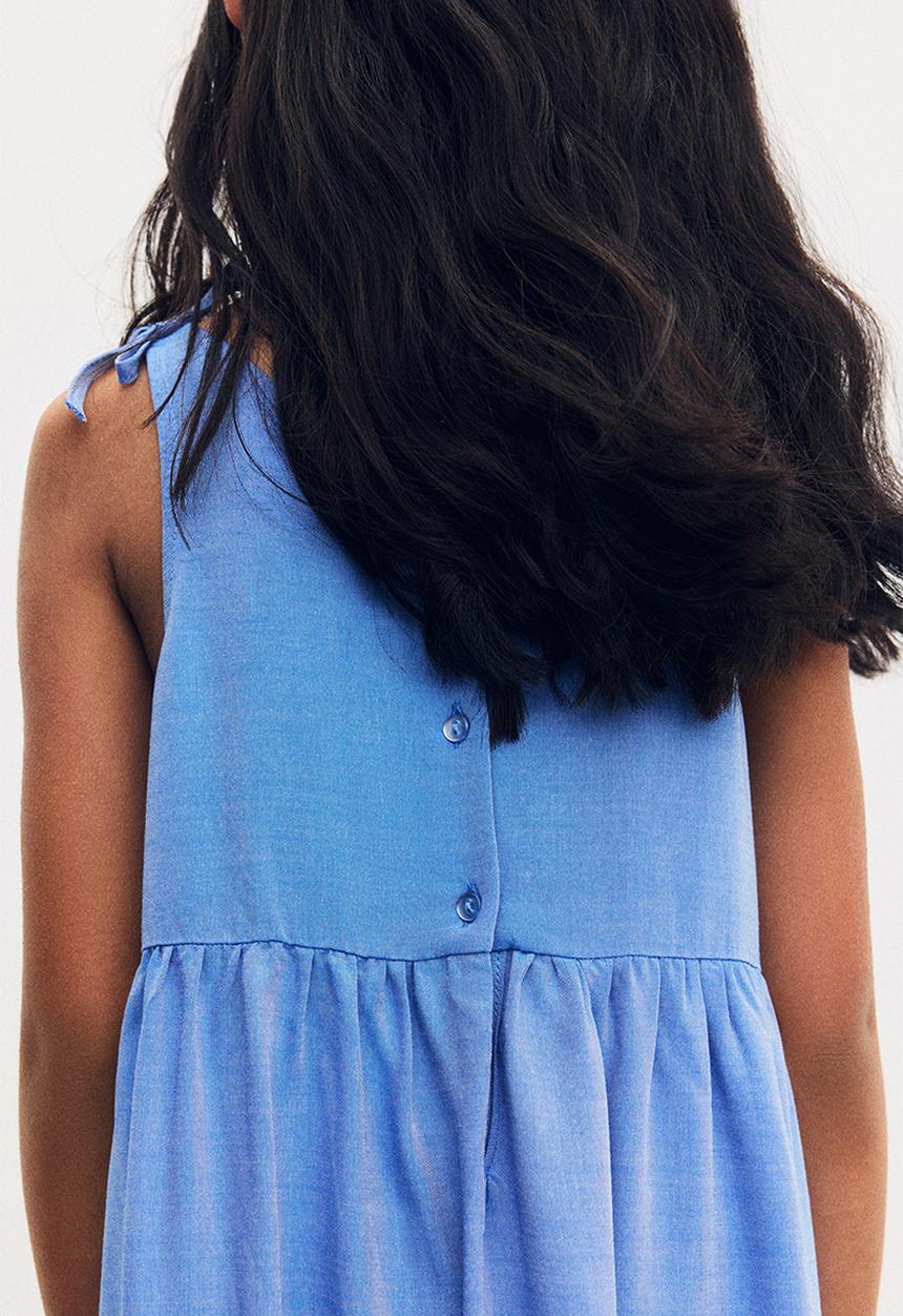 H&M - Tiered dress - blue