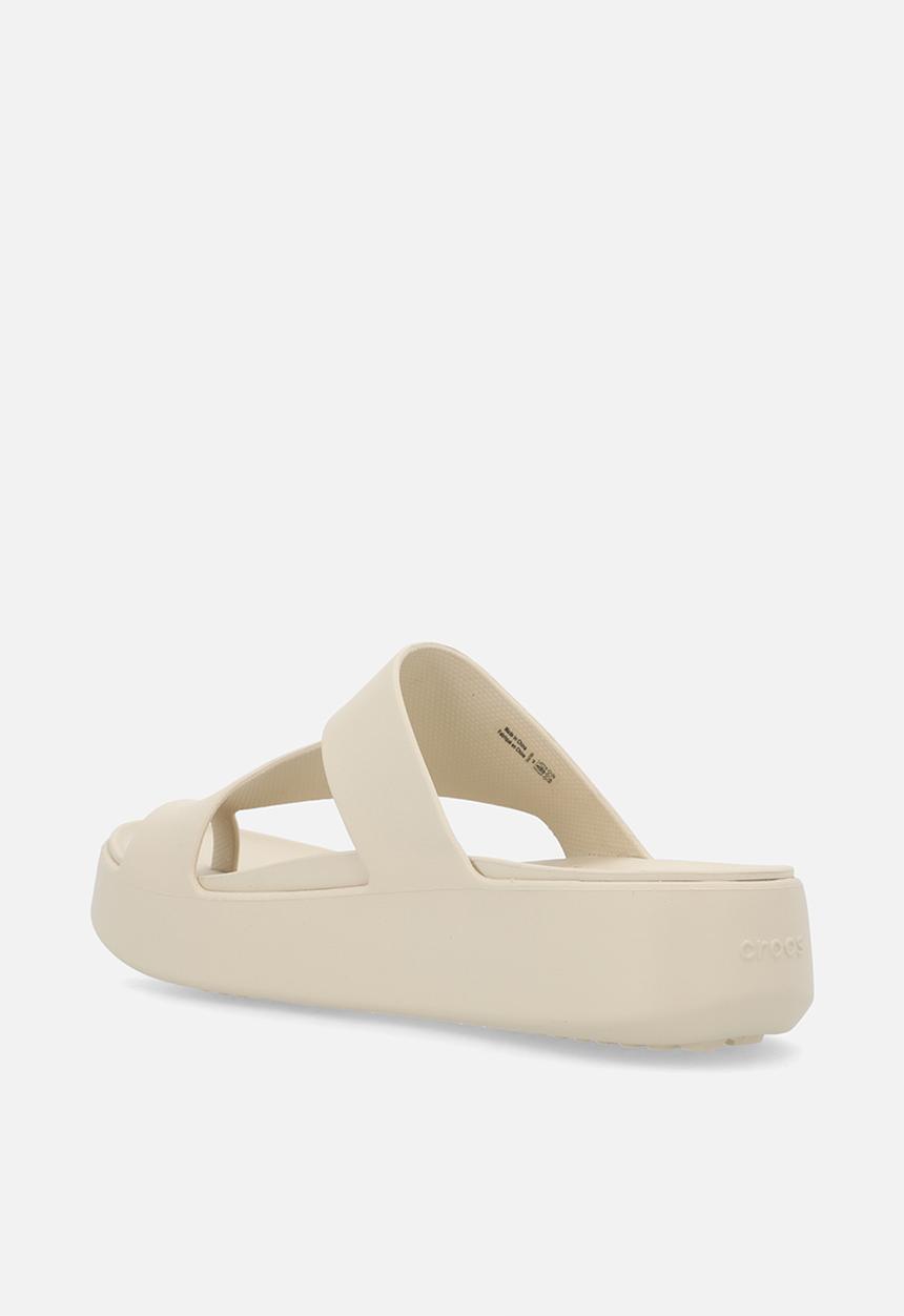 Crocs - Getaway way platform toe loop-sandstone