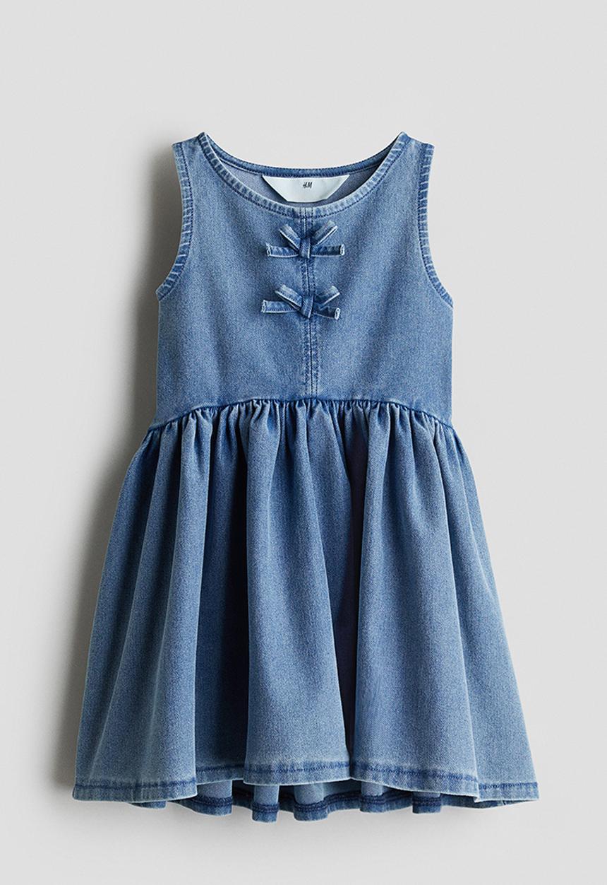 H&M - Denim-look dress - denim blue