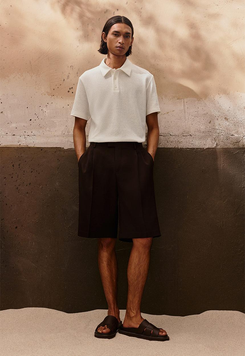 H&M - Regular fit polo shirt - white