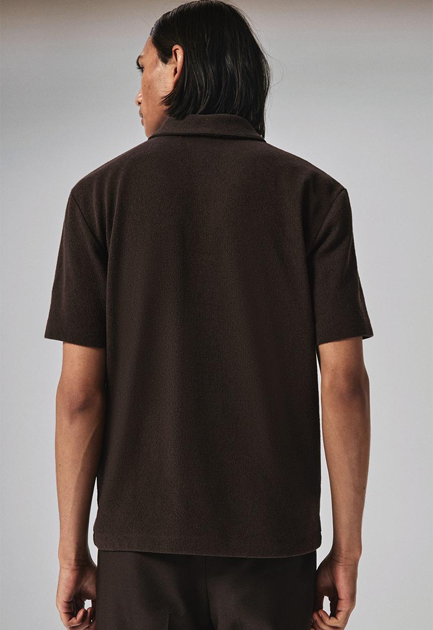 H&M - Regular fit polo shirt - dark brown