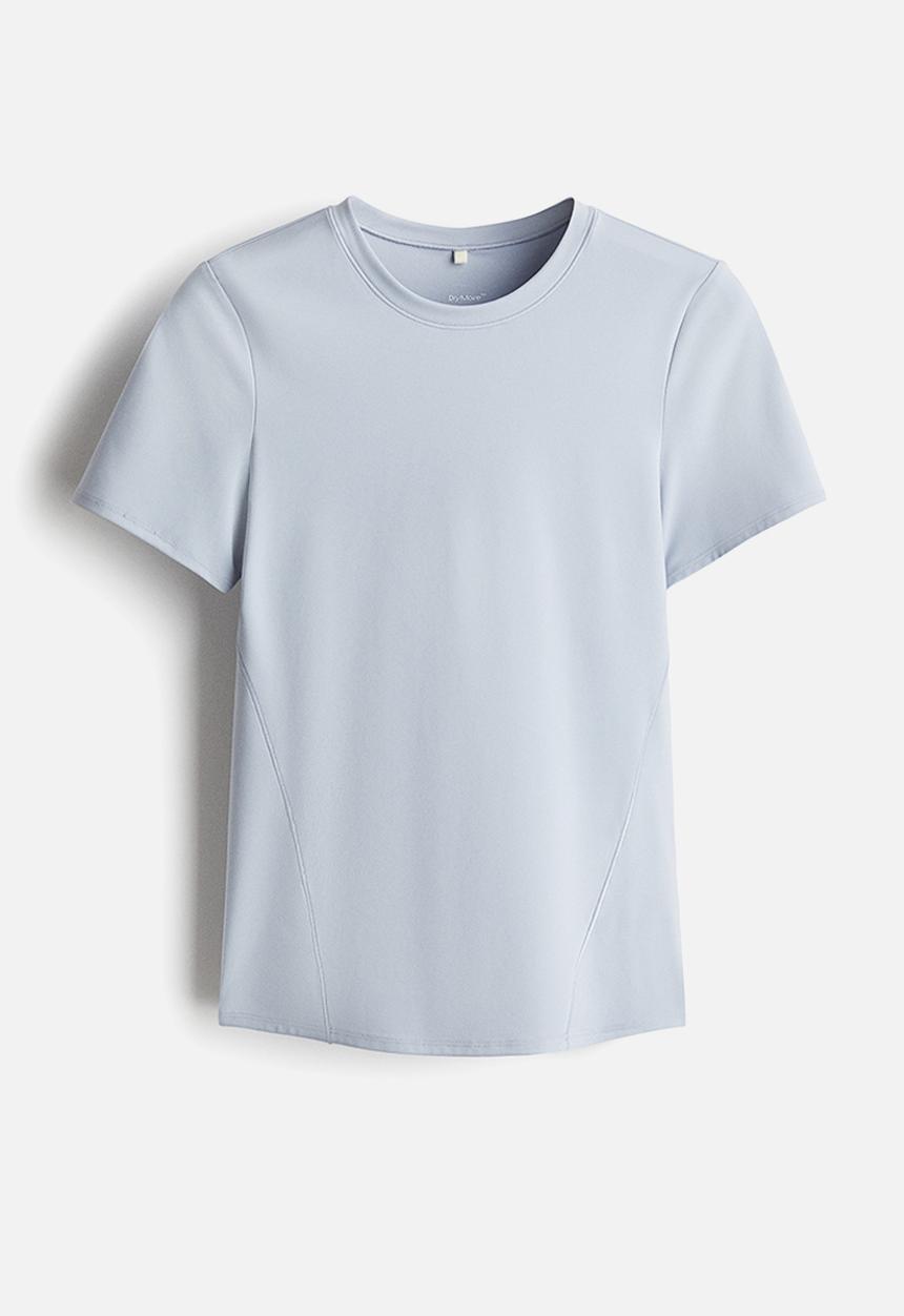 H&M - Sports top with drymove™ - light blue