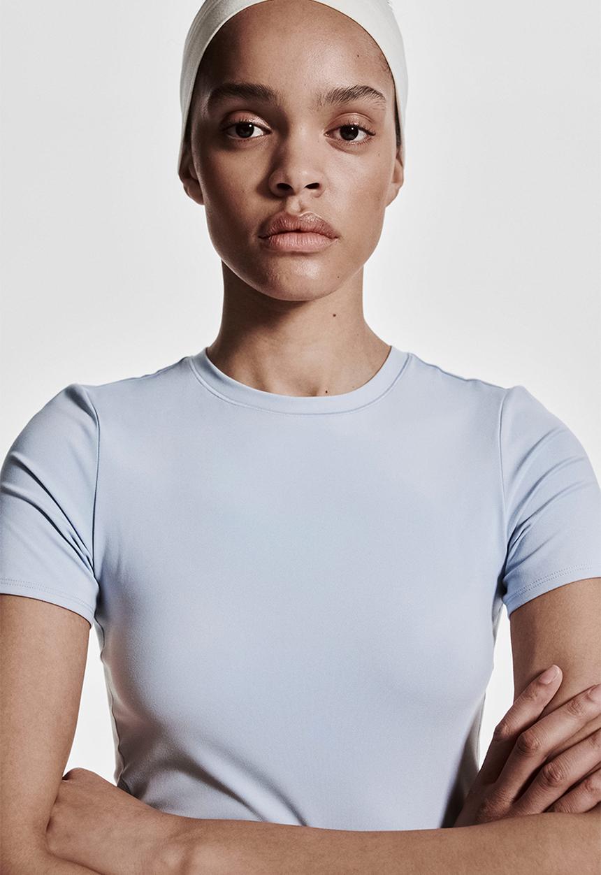 H&M - Sports top with drymove™ - light blue