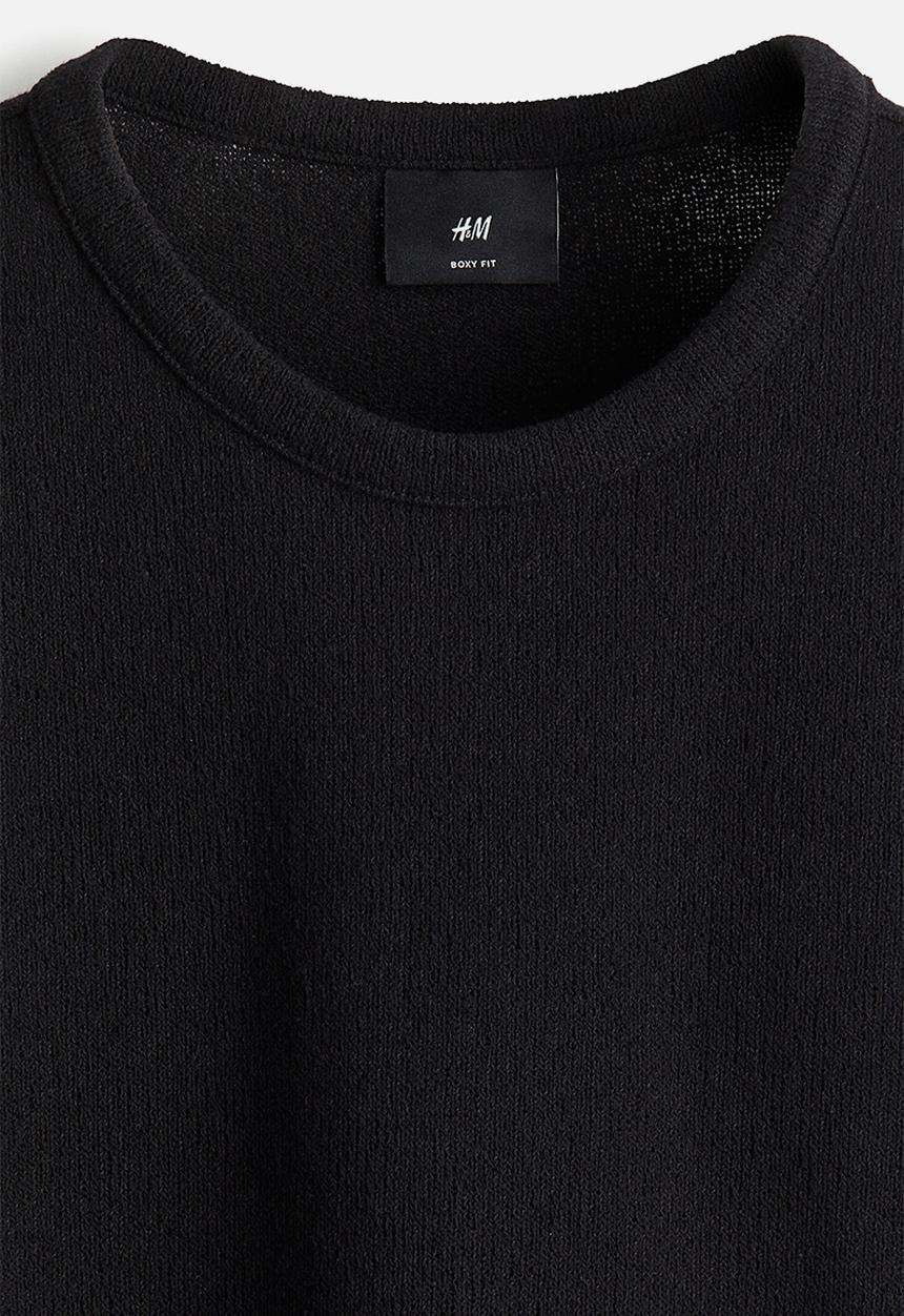 H&M - Loose fit t-shirt - black