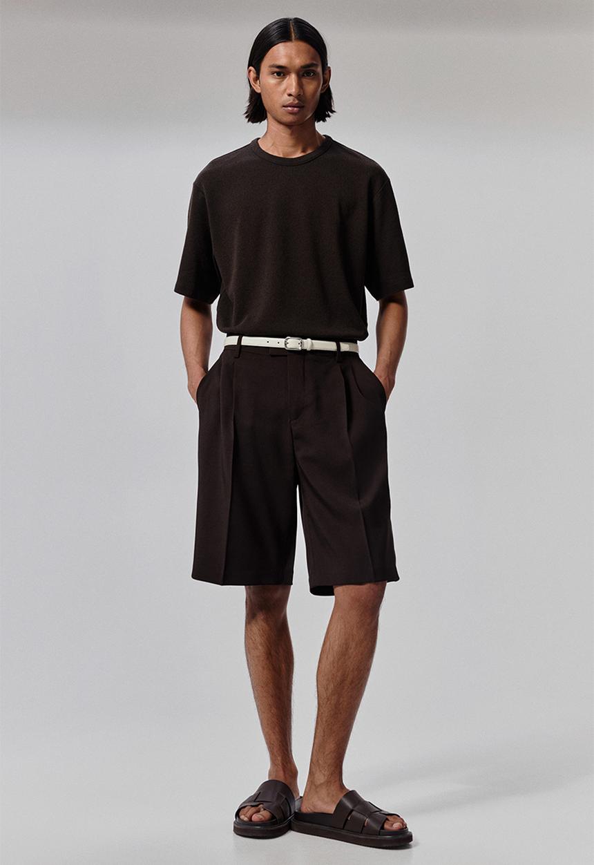 H&M - Loose fit t-shirt - dark brown 