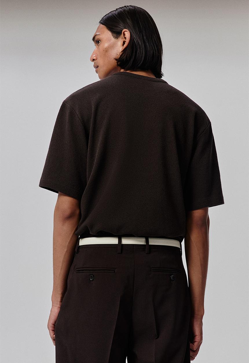 H&M - Loose fit t-shirt - dark brown 