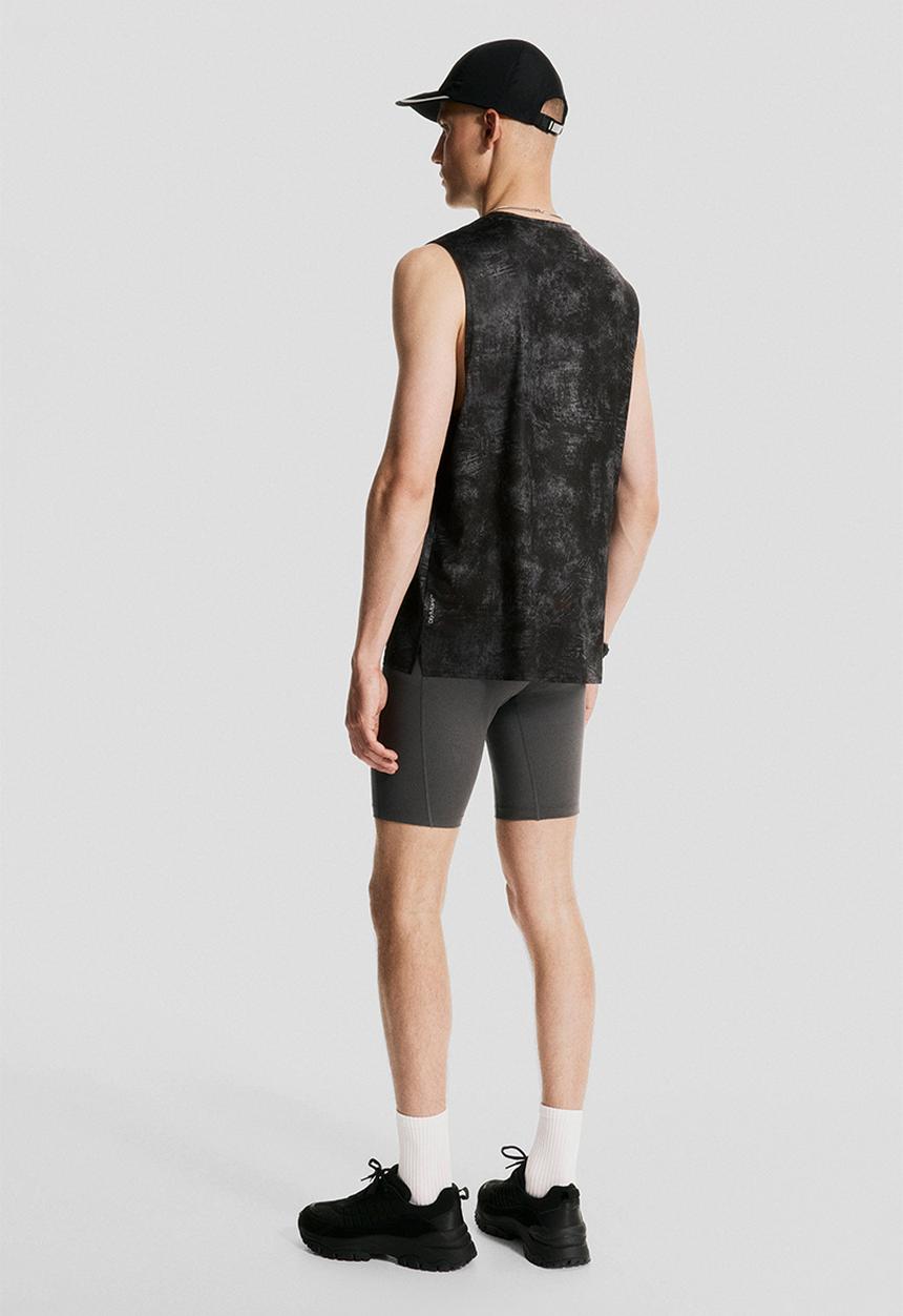 H&M - Regular fit sports vest top with drymove™ - dark grey patterned