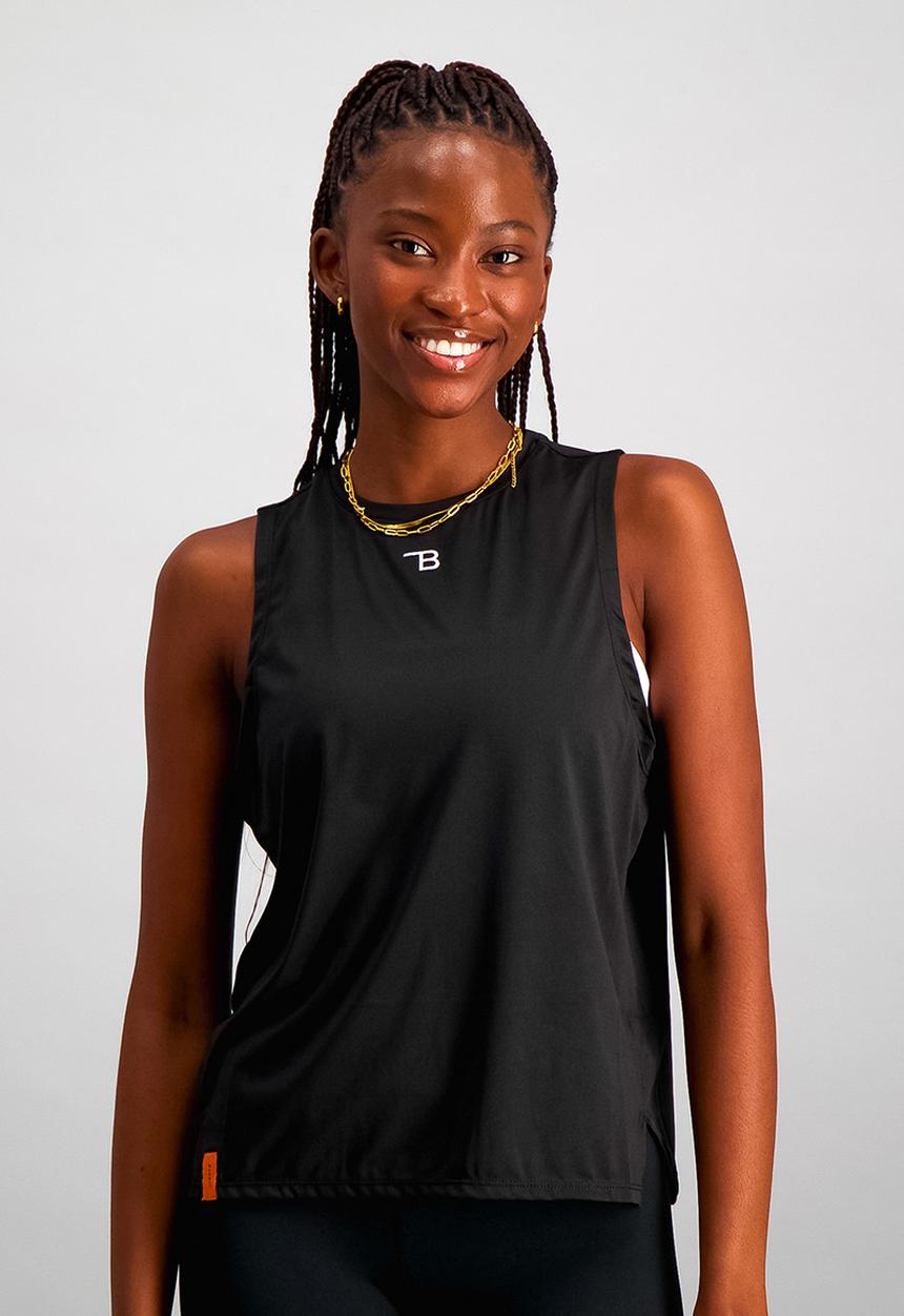 Burnt  - Essential Madison Tank - Black