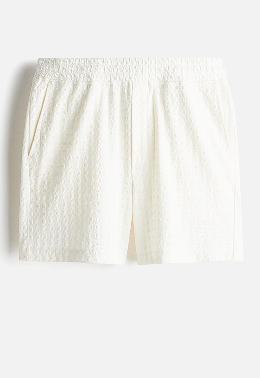 H&M - Regular fit shorts - white