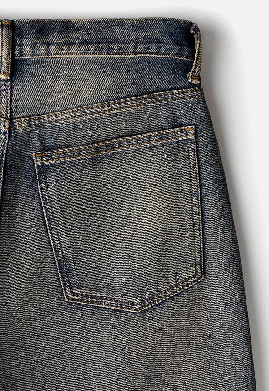 H&M - Super baggy denim shorts - denim blue