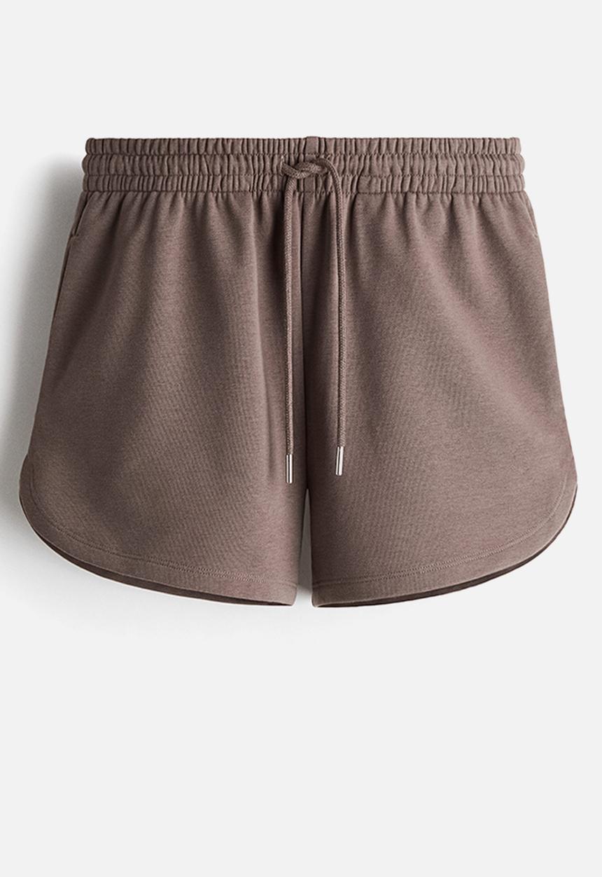 H&M - Sweatshirt shorts - dark beige