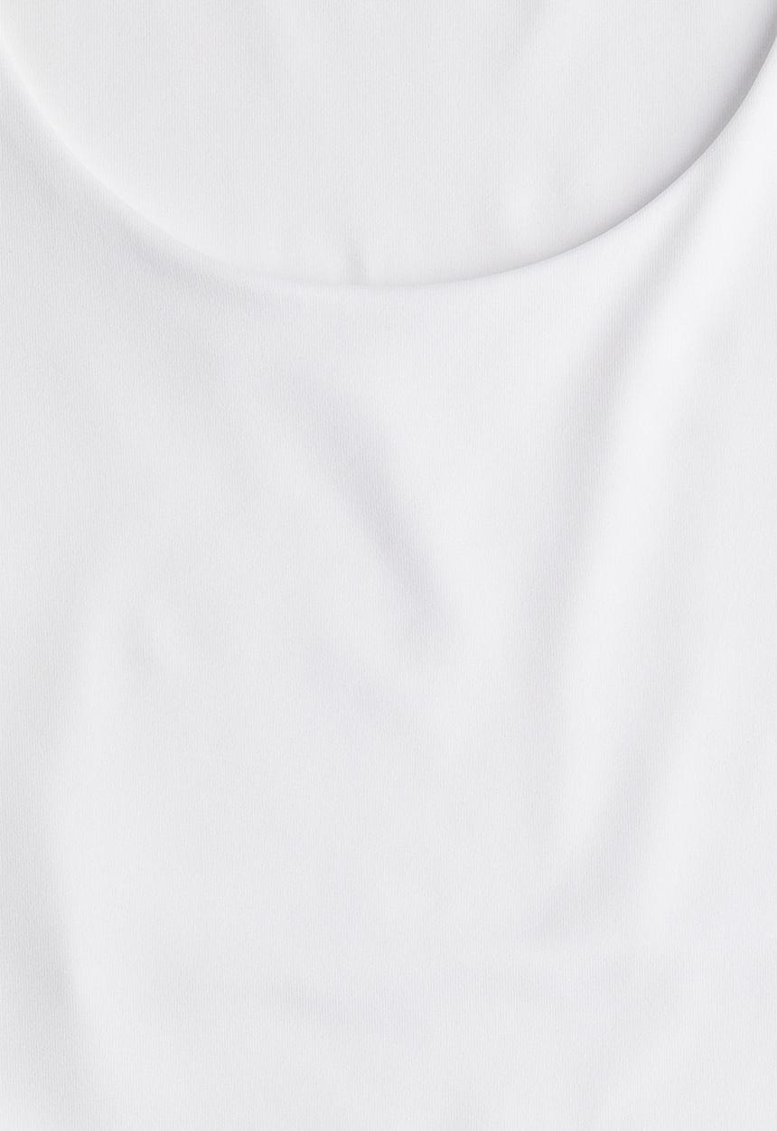 H&M - Microfibre vest top - white