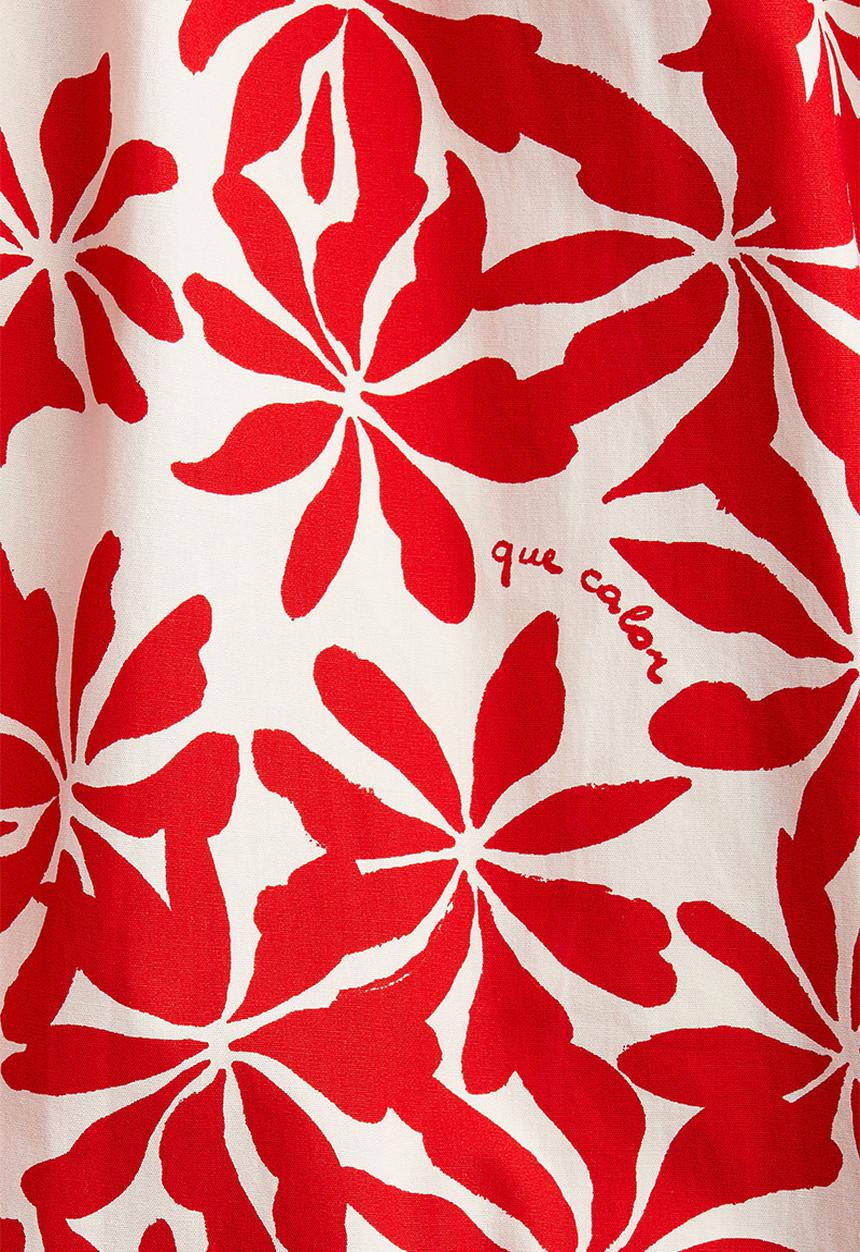 H&M - Strappy dress - white & red floral