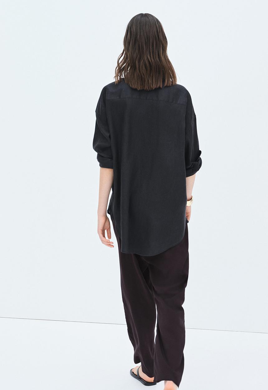 H&M - Mama before & after drawstring trousers - black