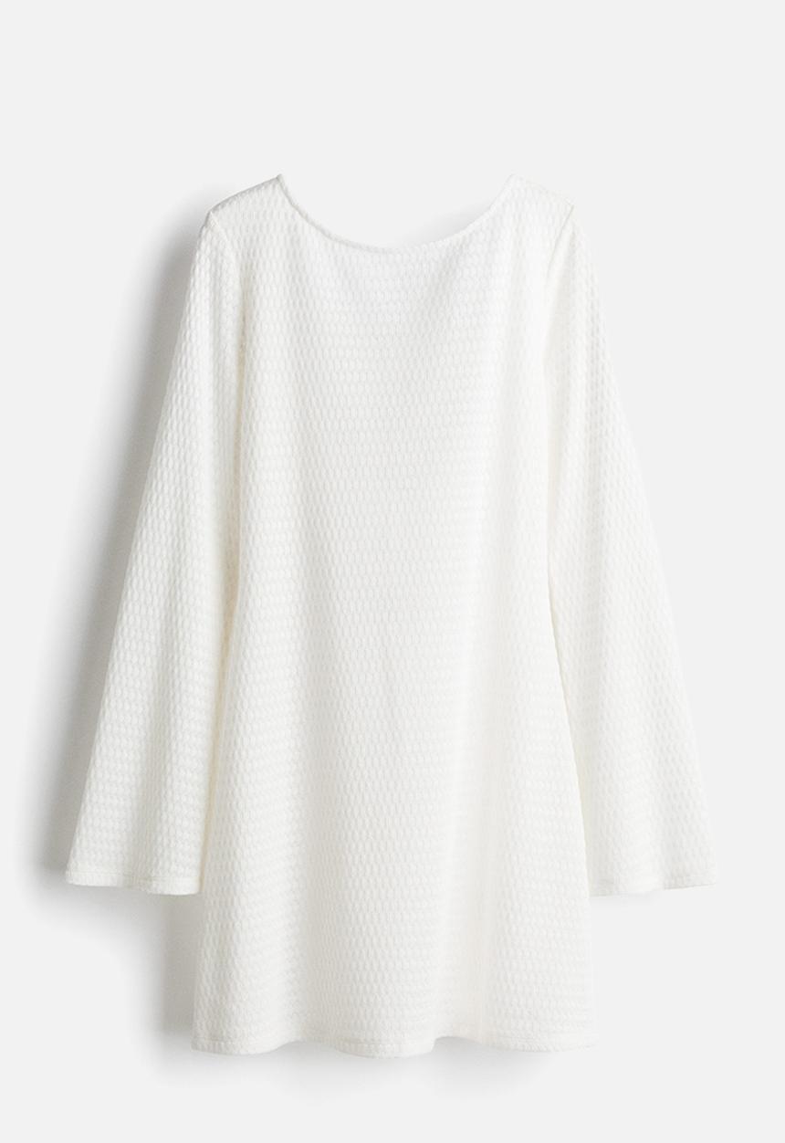 H&M - Tie-back beach dress - white