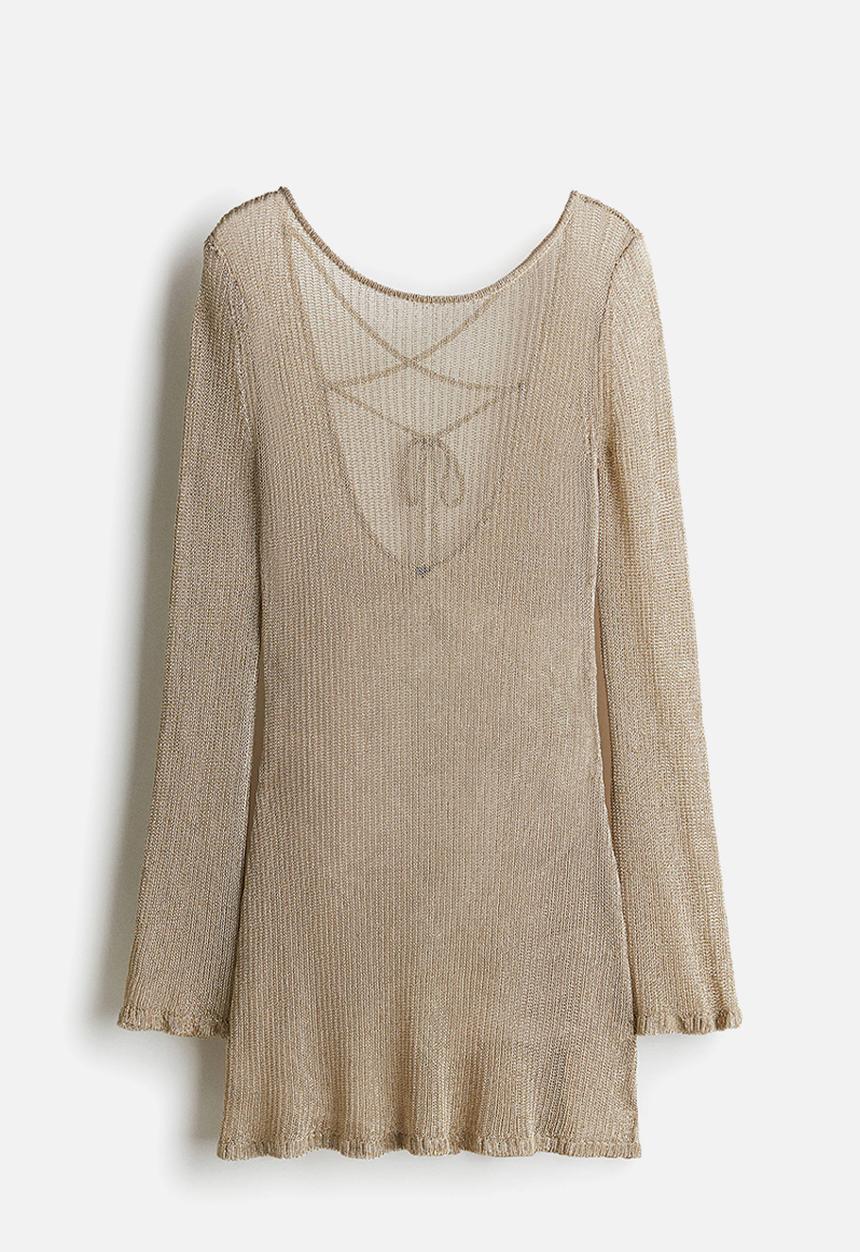 knit colorblock dress Womens Knit Color Block Mini Dress S