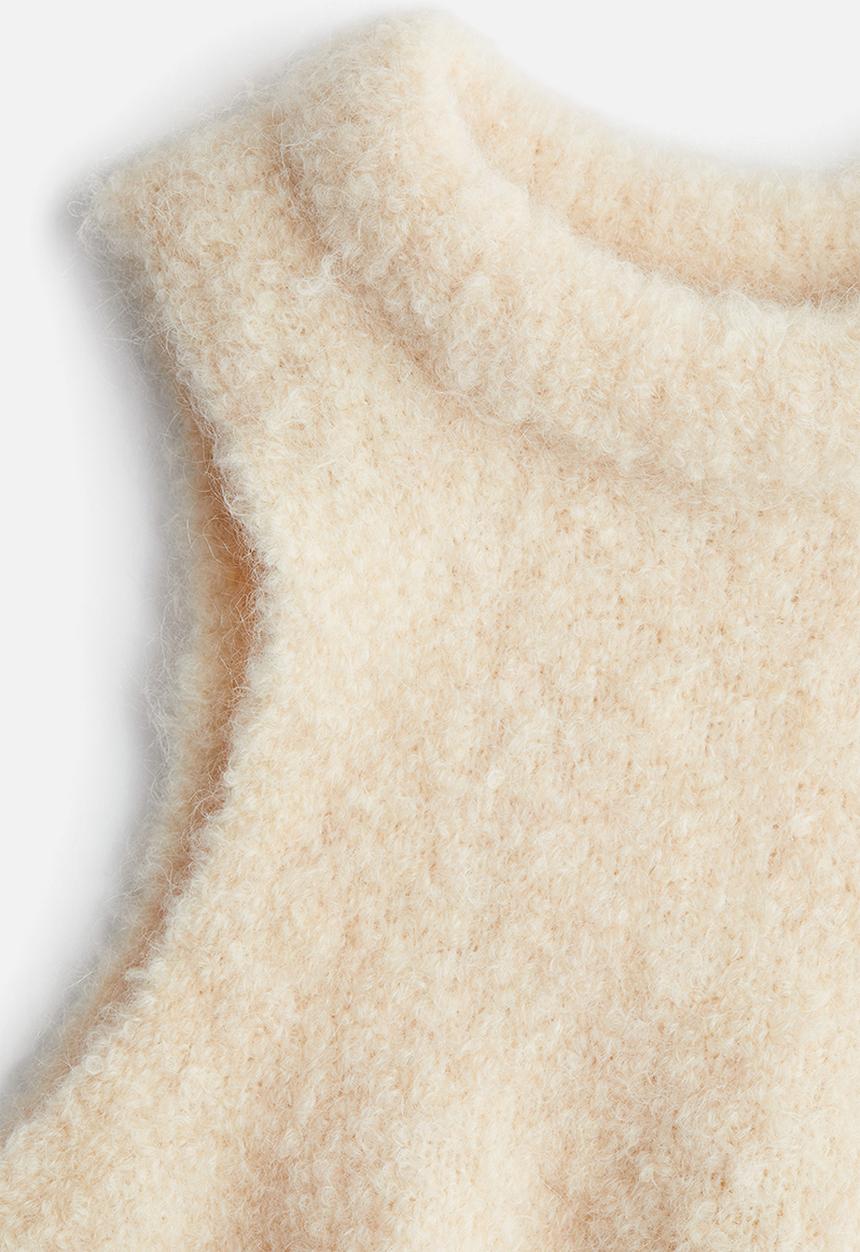 H&M - Wool-blend top - light beige