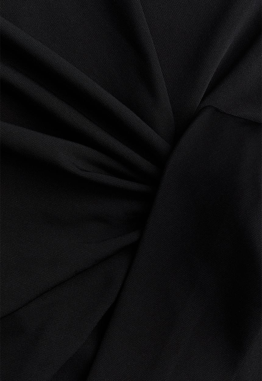 H&M - Knot-detail dress - black
