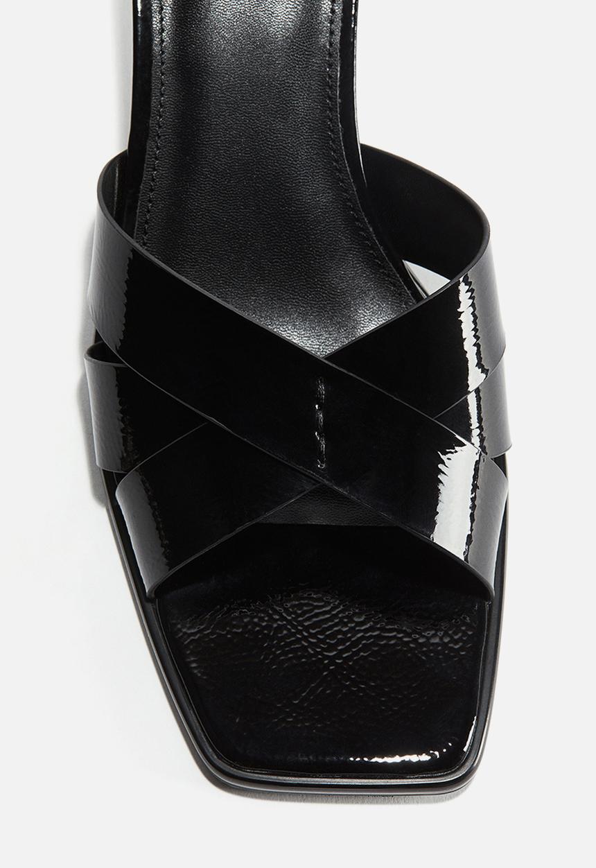 H&M - Block-heeled sandals - black