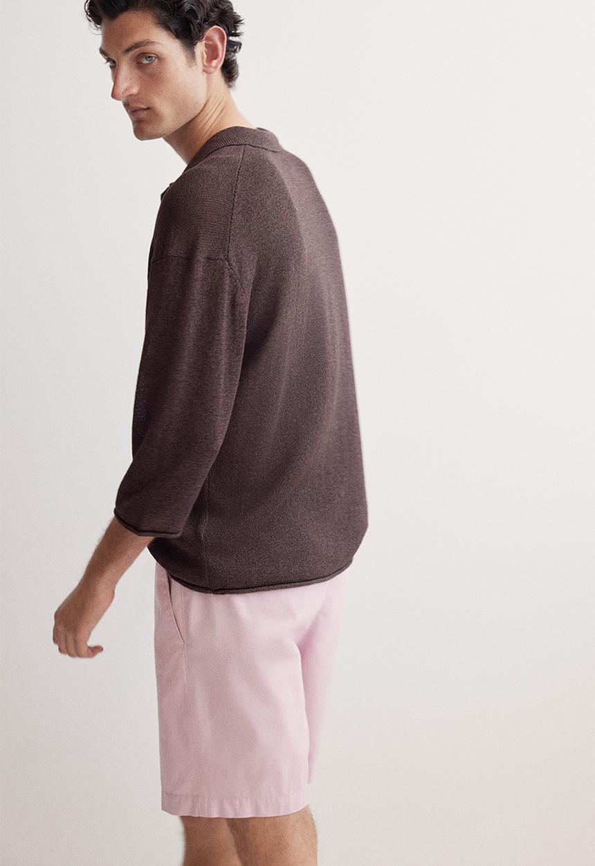 H&M - Regular fit canvas shorts - pink