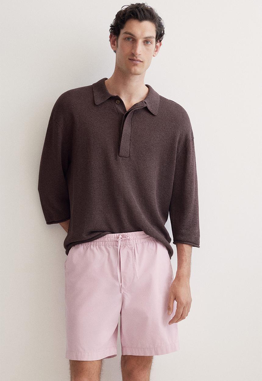 H&M - Regular fit canvas shorts - pink